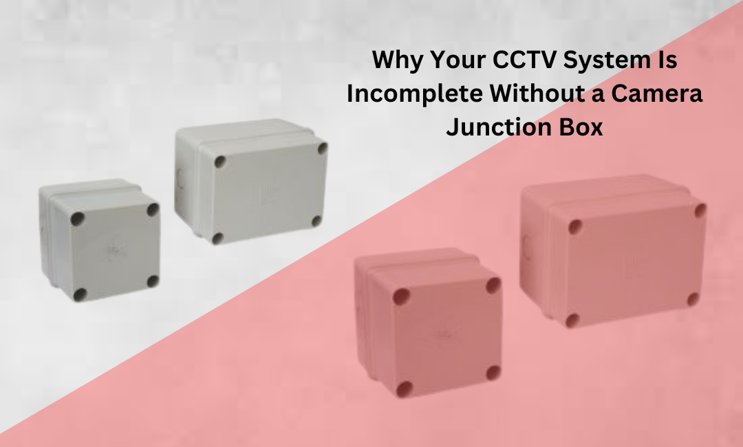 Elettro polypropylene CCTV camera box for waterproof outdoor installations